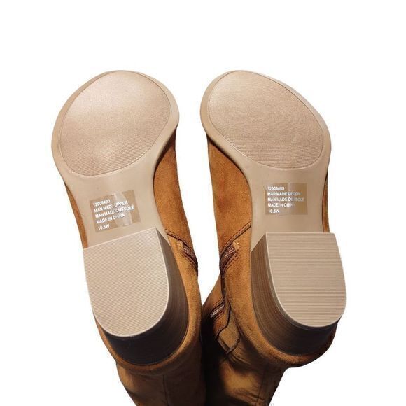 Torrid Faux Suede Shearling‎ Top Knee High Boots Size 10.5W - Picture 9 of 12